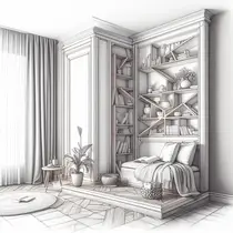 Перегородка в зоне отдыха