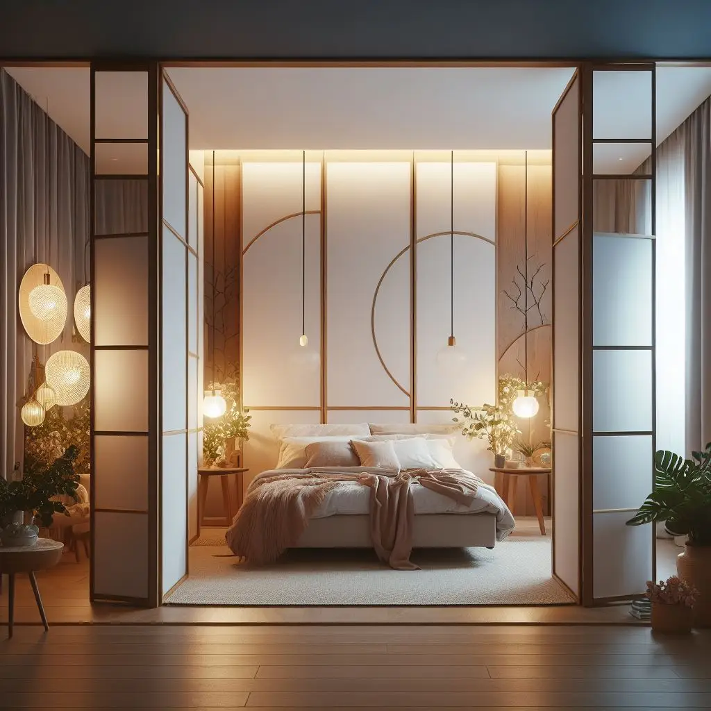 Уютный интерьер спальни