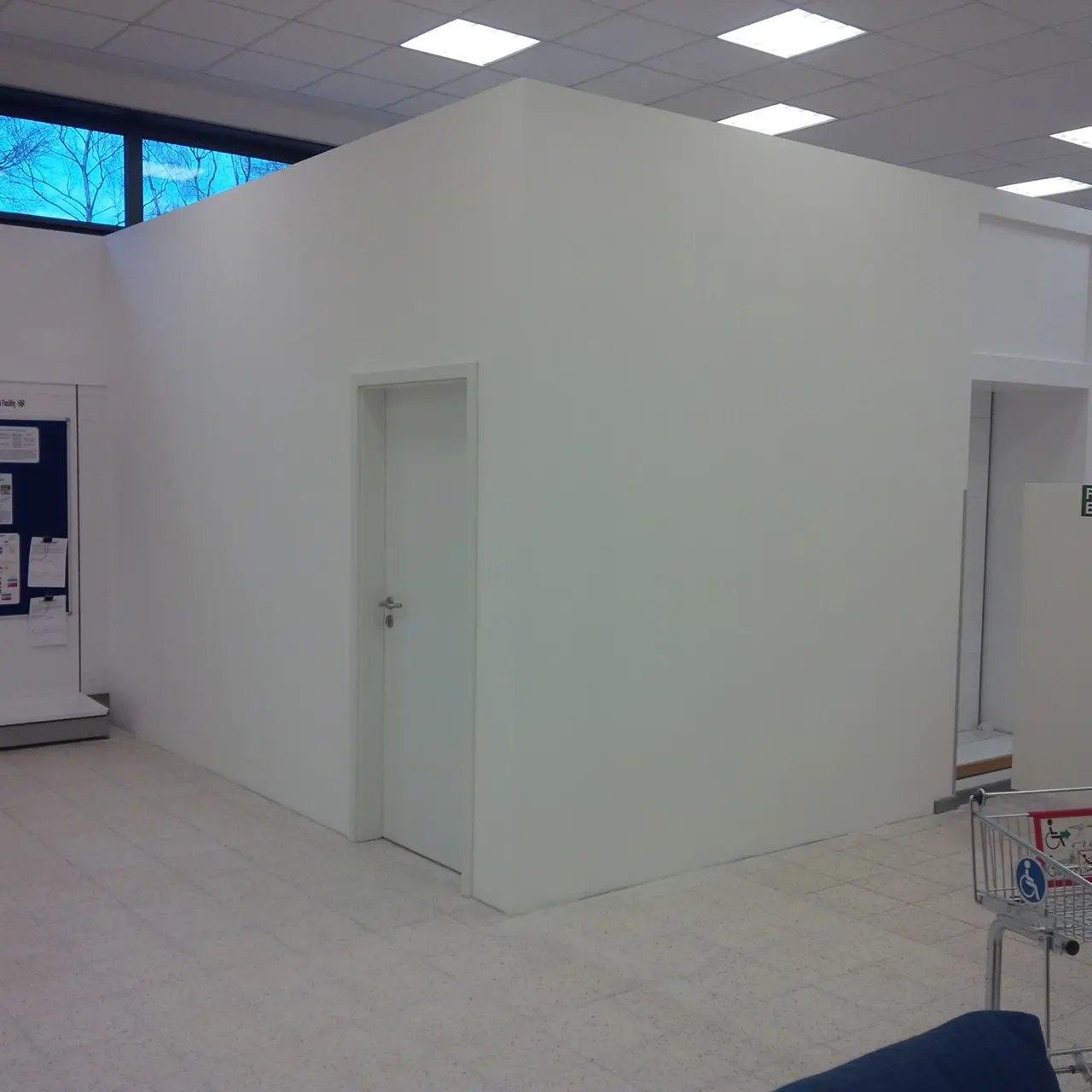 Чистовой вариант гипсокартонной перегородки