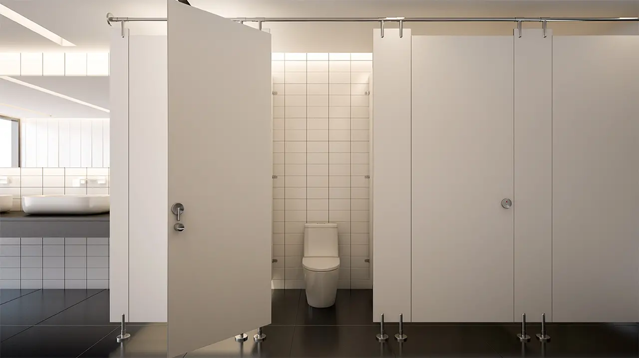 Глухие сантехнические перегородки